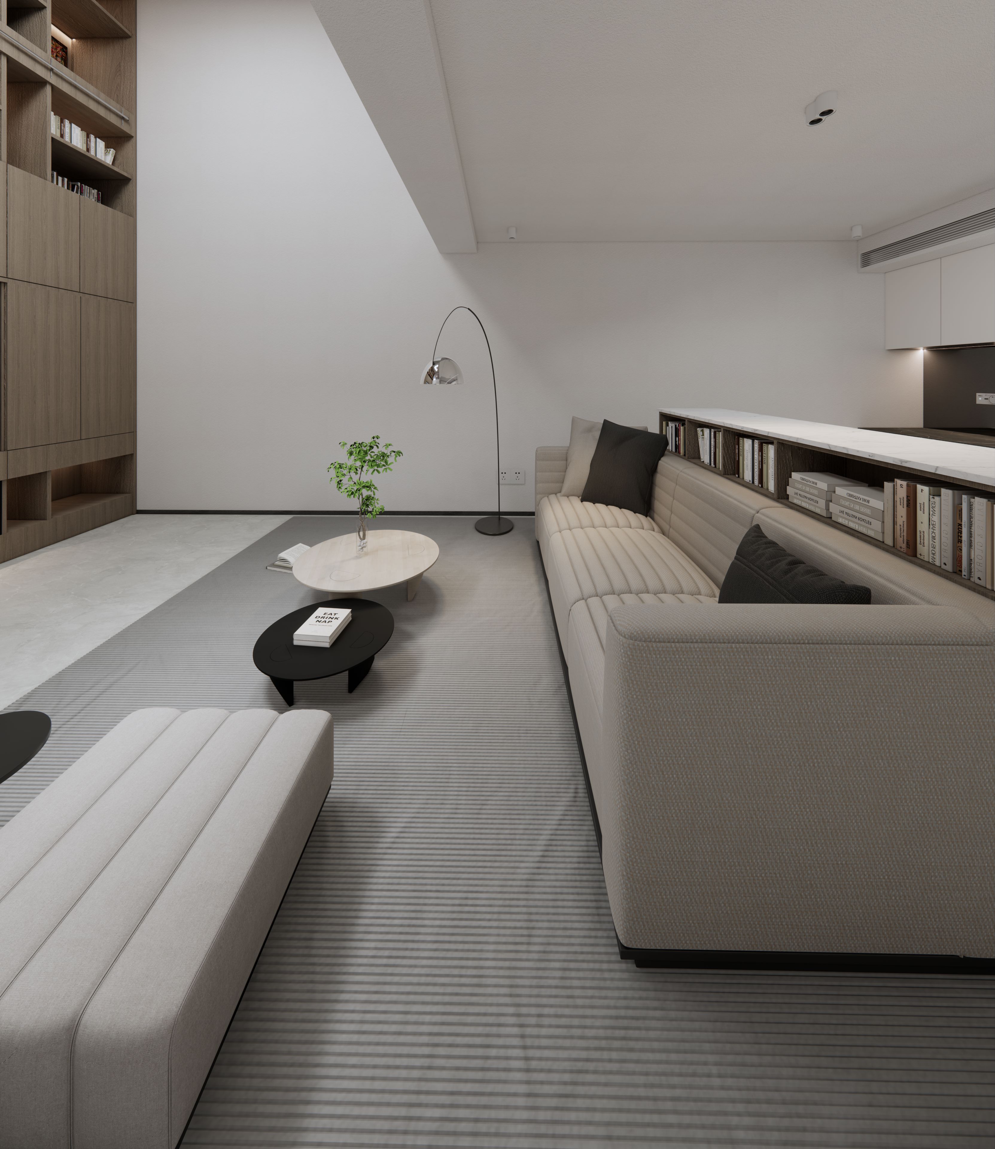 张家港简美大平层装修图欣赏打造别具风格的现代家居空间