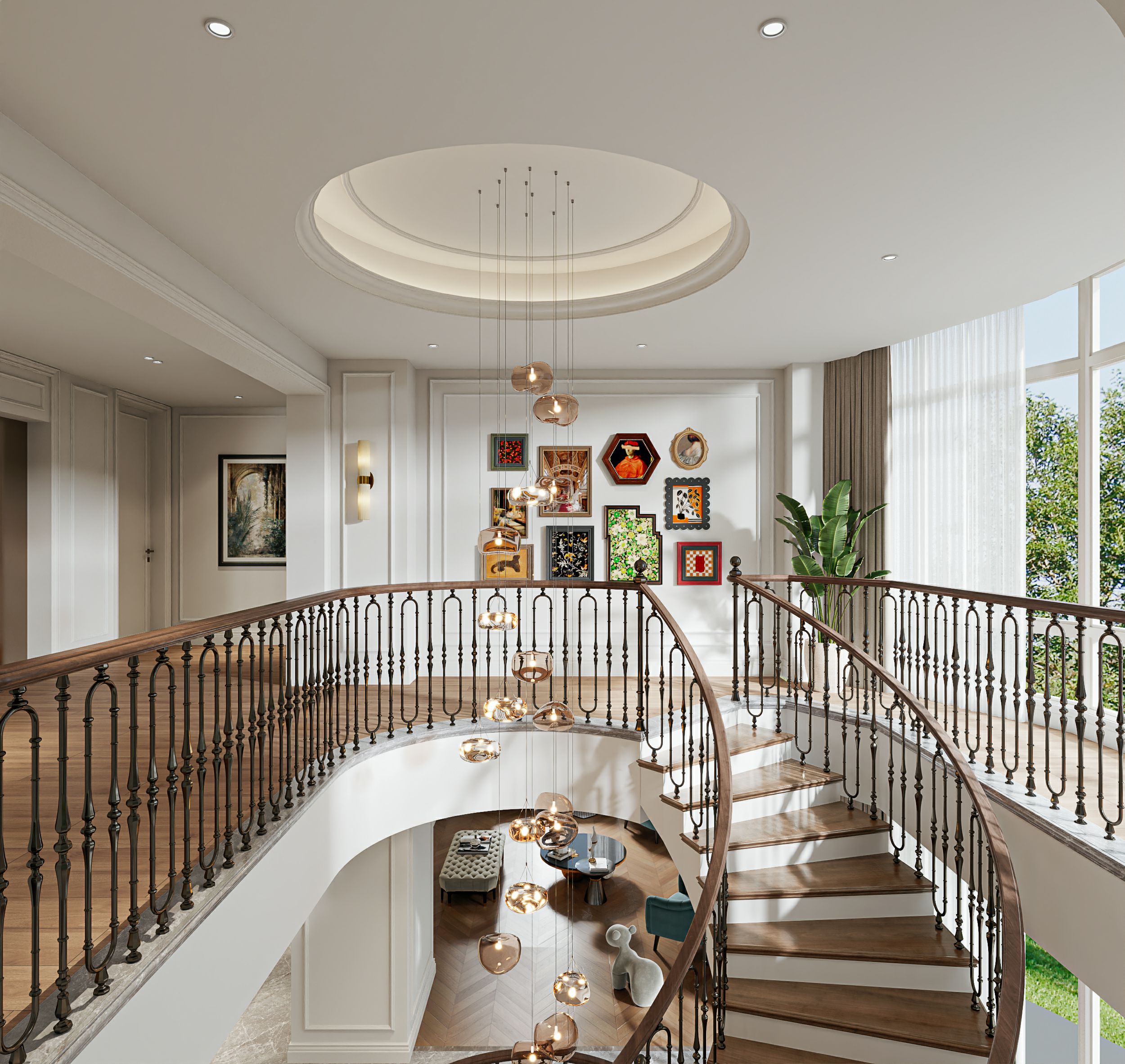 张家港法式别墅装修风格案例解析精致优雅的法式风情演绎