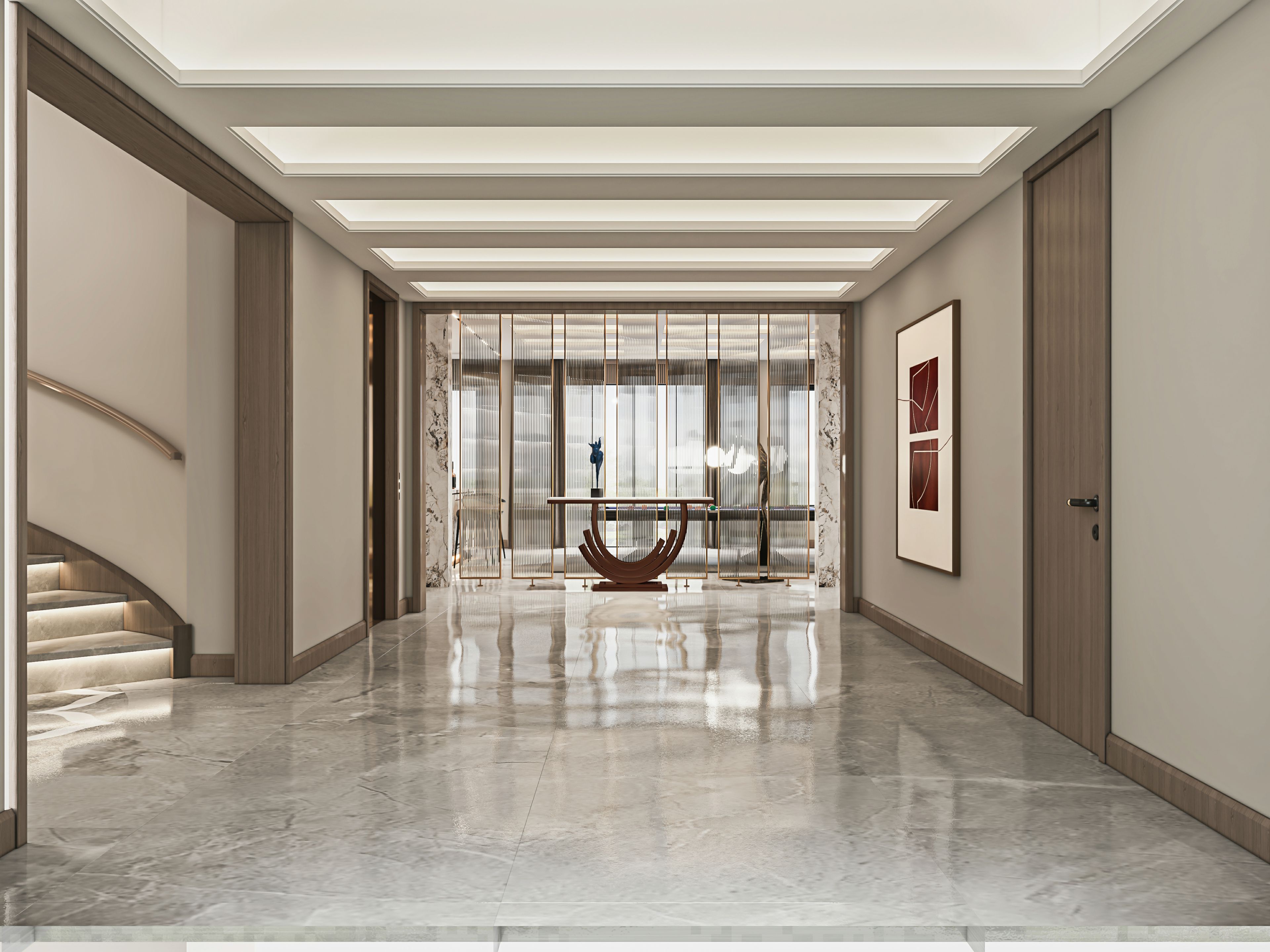 宁波700平米别墅装修设计效果图，精致典雅尽显奢华魅力